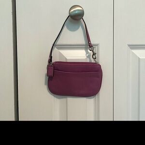 COACH Lilac Micro Wristlet